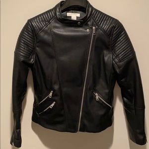 H&M Faux Leather Moto Jacket